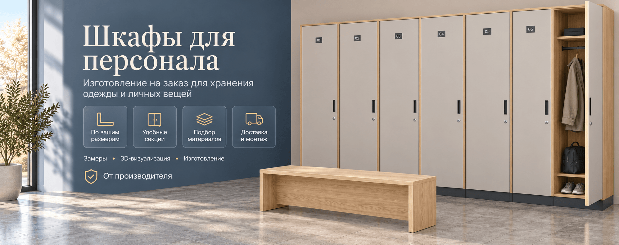 Шкафы для персонала