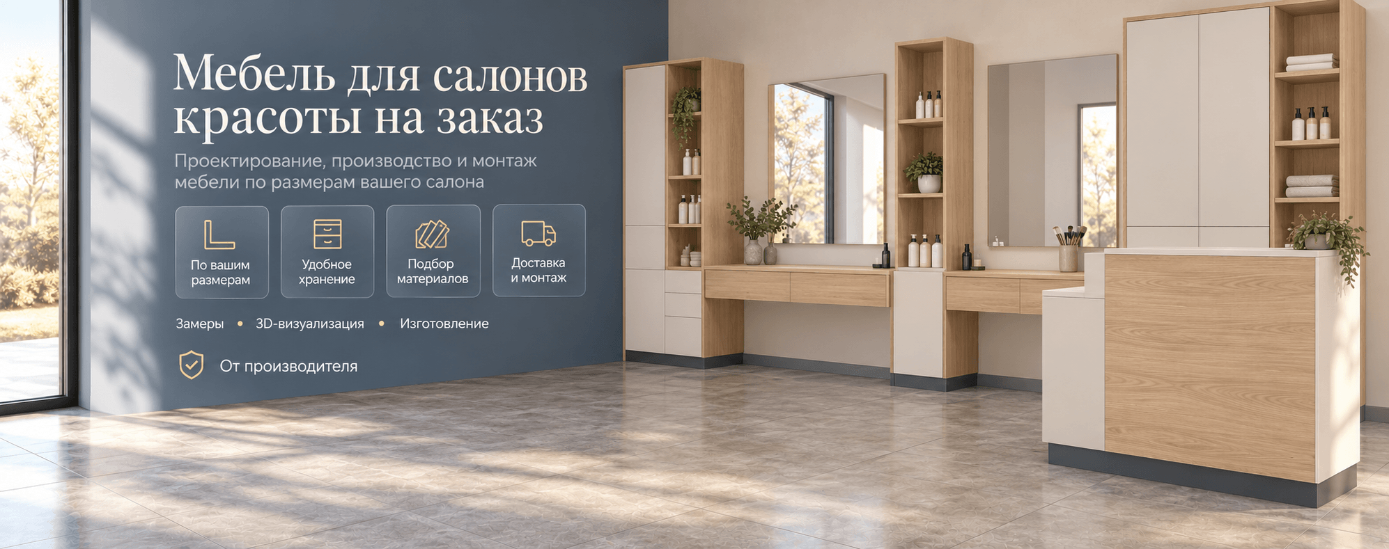 Мебель для салонов красоты